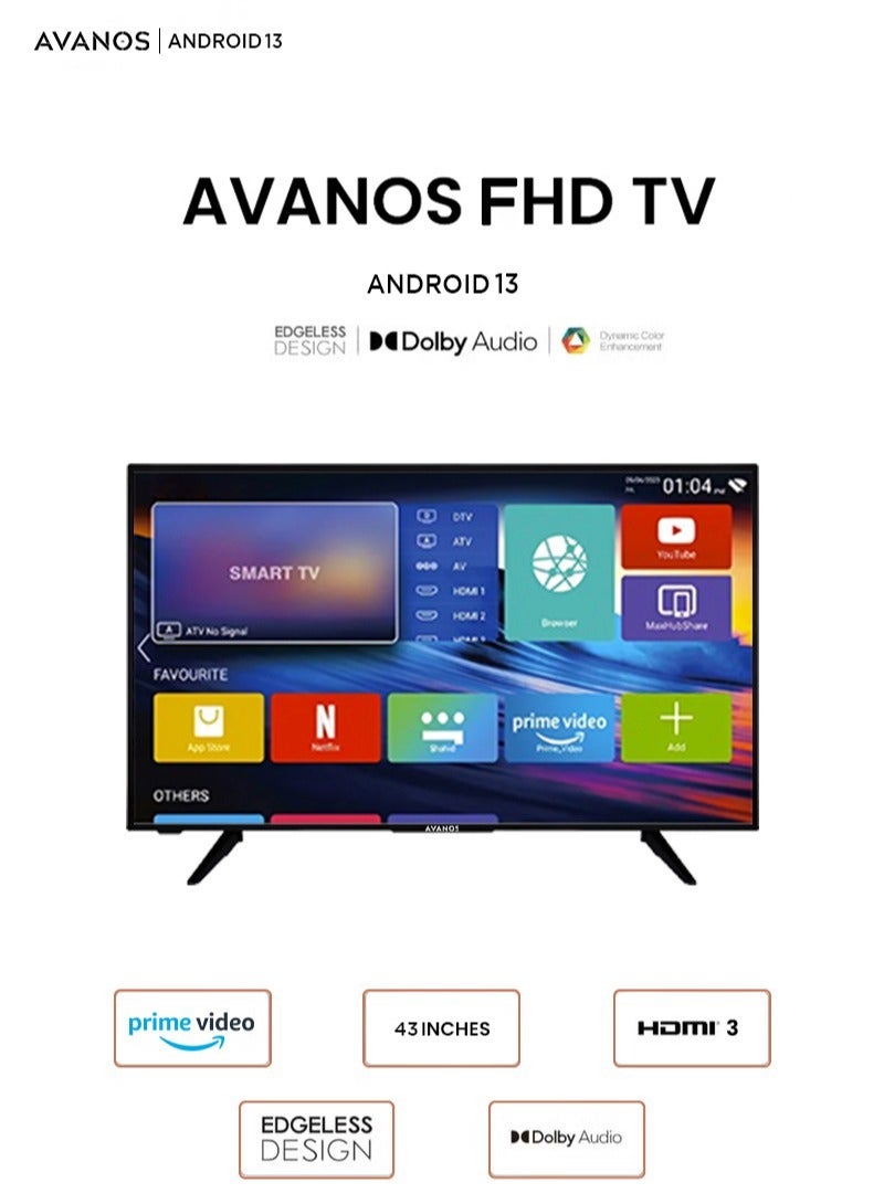 GENERAL AVANOS 43-Inch Full HD LED TV - Image 1